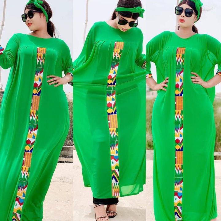 3%20Pieces%20Set%20Boho%20Loose%20Solid%20Three%20Quarter%20Sleeve%20Long%20Maxi%20African%20Dresses%20For%20Women%20Kaftan%20Dubai%20Abaya%20Hijab%20Muslim%20-%20Image%206