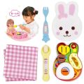New Rabbit Bento Food Feeding Toy, Pudding Feeding Toys, Early Education Playing Houses Toys for Children, Role Play, Kids Gifts. 
