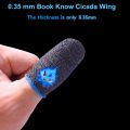 1 Pair Luminous Fingertips Covers for PUBG Touch Screen Finger Cots Anti-Sweat.