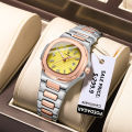 POEDAGAR Luxury Square Watch For Woman Luminous Waterproof Date Ladies Watch Elegant Women's Quartz Watches Simple Female Clock. 
