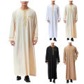 Abaya Muslim Men Abaya Islam Dresses Fashion Kaftan Pakistan Caftan Saudi Arabia Jubba Thobe Moroccan Dubai Luxury Muslim Abaya. 