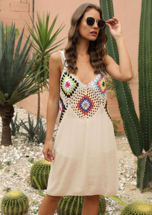 CROCHET%20BIKINI-Women's%20Beach%20Dress%20Cover-Ups%20Swimsuit%20Beachwear%20Bathing%20Suit%20Swim%20Cape%20for%20Womam%20Summer%20Tunic%20-%20Image%207