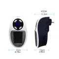 500W Portable Heater Electric Heater Plug in Wall Room Heater Home Appliance Heating Stove Mini Radiator Remote Warmer Machine. 