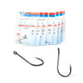 2packs LS-9937 Fishing Hooks Set Carbon Steel Jip Single Circle Fishhook Fly Fishing Barbed Carp Hooks Sea Fish Accessories.
