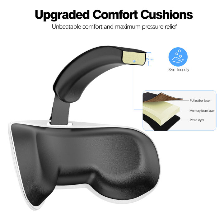 HUADAI%20design%20Comfort%20Head%20Strap%20AccessoriesCompatible%20with%20Oculus/Meta%20Quest%202/3/%203S,%20Elite%20Strap%20Replacement%20%20VR%20Accessories%20-%20Image%204