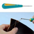 Taper Sewing Tools Accessory Leather Shoes Repair Detachable Sewing Needles Awl Hook Needle Hand Stitcher Steel Stitcher. 