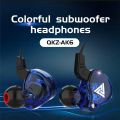 VIKEFON QKZ AK6 In Ear Earphone 6 Dynamic Driver Unit Headphone With Mic Stereo Sports HIFI Subwoofer Headset Monitor Earbuds. 