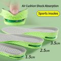 Height Increase Insole for Men Growing Sole Shoes Insoles Unisex Quality Sports Air Shock Absorbing Anti-Odour Shoe Pads 1Pair. 