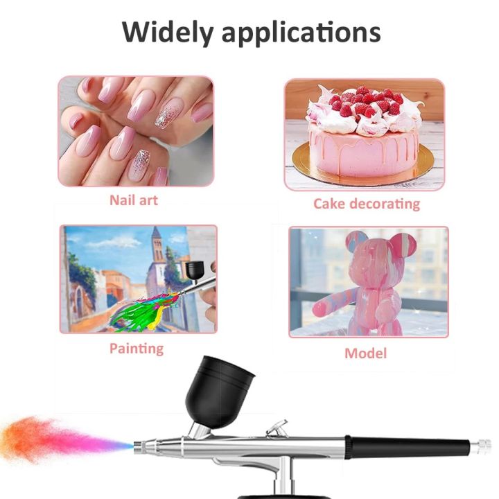 Premium Single Action Airbrush Gun for Cake Decorating
