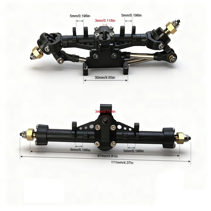 1/24%20Axial%20SCX24%2090081/C10/JEEP%20Upgrade:%20Durable%20Plastic%20Nylon%20Front%20&%20Rear%20Portal%20Axle%20with%20New%20C%20Knuckle%20-%20Image%206