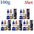 AB Type Casting Repair Glue High Temperature Resistant Liquid Metal Welding Filler Metal Repair Glue Caulking Agent Extra Strong. 
