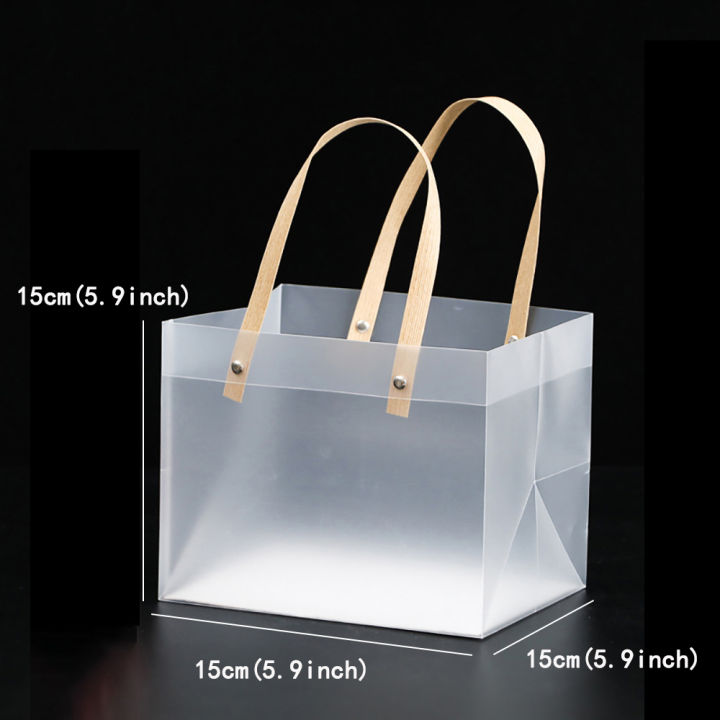 10PCS%20Frosted%20Tote%20Bag%20PVC%20Waterproof%20Transparent%20Eco-friendly%20Companion%20%20Candy%20Bag%20-%20Image%208