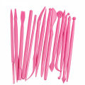 Aomily 14pcs/Set Sculpture Sugar Modeling Cutter Smoother Polymer Clay Mold Fondant Flower Gum Paste Decorating Pen Tool Kit. 