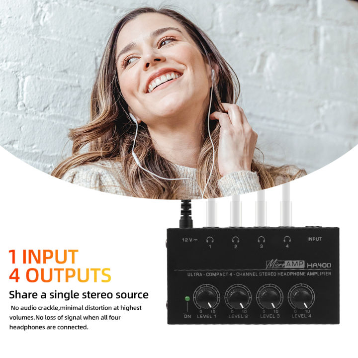 Top%20Deals%204%20Channels%20Mini%20O%20Stereo%20Headphone%20Amplifier%20HA400%20Ultra-Compact%20Audio%20Amplifier%20With%20Power%20Adapter%20EU%20US%20Plug%20Adapter%20-%20Image%204