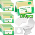 Toilet Seat Cover Disposable Travel Flushable Paper for Adults Kids Potty Training Potty Biodegradable Public Airplane Camping.