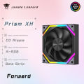 Jungle Leopard  Prism XH Flowing Running Lights PC Case Fan 120mm  ARGB Cyclic Mirror Light Effect PWM Cooling Fan. 