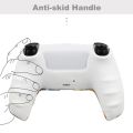 Silicone Protective Cover sleeve For PS5 Controller Accessories  Case For PS5 Slim Gamepad Joysticks Thumb Grips Caps. 