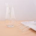 High Borosilicate Glass Straw Set Reusable Straw 12mm Wide Smoothie Straw for Bubble Tea Milkshakes Drinking for Bar Accessories. 