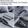 YUKU 8V HQ850 Type-C Shaver Charger Adapter Charging Converter for Philips Norelco Oneblade QP2530 QP2630 Electric Beard Trimmer. 
