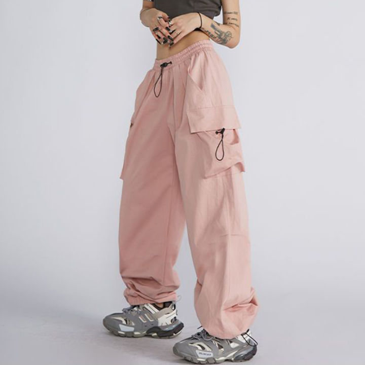 Big%20Size%20Female%20High%20Street%20Cargo%20Pants%20Lady%20Baggy%20High%20Waist%20Straight%20Leg%20Trousers%20Girls%20Classic%20Fashion%20Drawstring%20Pants%20-%20Image%206