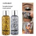 Multifunctional High Shine Body Face Glitter Gel Waterproof For Party Nail Hair Art Sparkling Sequins Festival Makeup. 