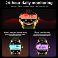 LIGE Smart Watch Sports Fitness Tracker Sleep Health Monitor Bluetooth Call Weather AI Voice Waterproof Luxury Men's Smartwatch.