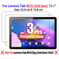 10.1 inch Screen Protector for  Tab M10 (3rd Gen) 10.1" 2022 Release TB328FU TB328XU Tempered Glass Film [ 235mm * 154mm ]. 