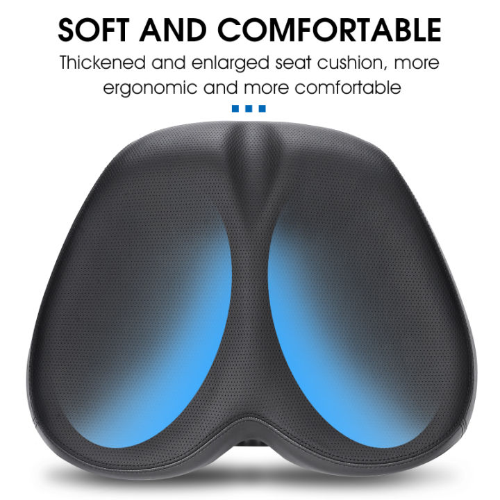 WEST%20BIKING%20Comfortable%20Bicycle%20Saddle%20Double%20Shock%20Absorption%20Commuter%20Cycling%20Seat%20High%20Elastic%20Widen%20MTB%20Road%20Bike%20Cushion%20-%20Image%205