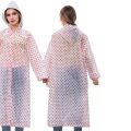 EVA Fashion Leopard Print Rain Poncho- Lightweight, Packable, Windproof, All-Season Thickened Full-Body Raincoat Hooded.
