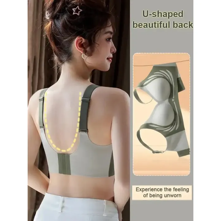 Super%20Gather%20Wireless%20Push-up%20Bra%20Women%20Gathered%20Up%20Soft%20Support%20Adjustable%20Underwear%20Anti-sagging%20Seamless%20Lift-up%20Bra%20-%20Image%205