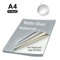 Transparent Vinyl Sticker Paper 10 sheets waterproof Label Sticker A4 white Glossy Matte printable stickers for Inkjet Printer. 