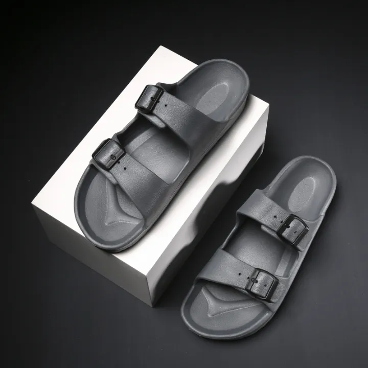 Men's%20Two%20Slippers%20with%20Buckles,%20Adjustable%20Boken%20Slippers,%20Couple%20Style%20Outdoor%20Daily%20Lightweight%20-%20Image%202
