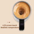 380ML Mini Electric Coffee Self Mixing Mug IP67 Waterproof Food Safe Coffee Mug USB Rechargeable Automatic Magnetic Cup For Tea. 