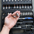 Euro King tools hand tools set block wrench set block 1/4 (2 shares) 46 PCs. 