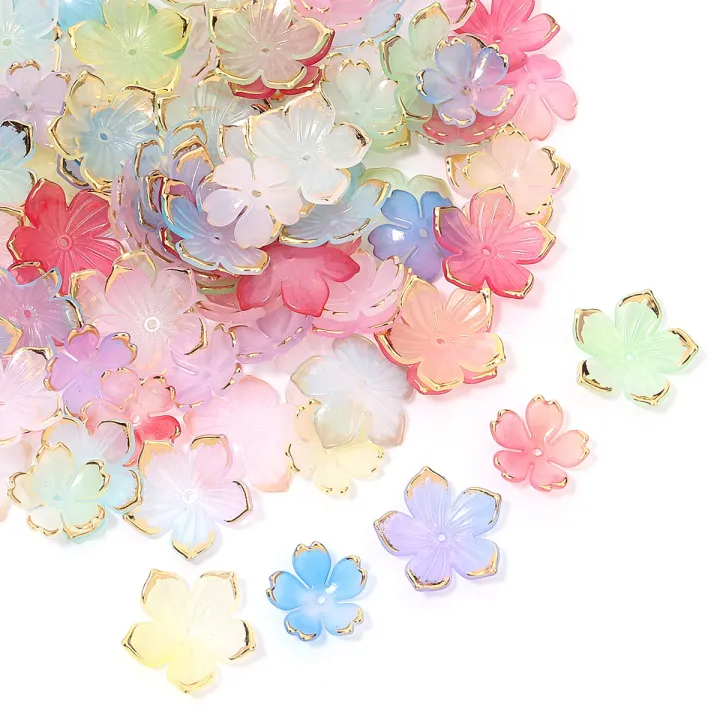 50pcs%2018/23mm%20Flower%20Petals%20Acrylic%20Loose%20Spacer%20Beads%20For%20Jewelry%20Making%20Diy%20Necklace%20Bracelet%20Earring%20Handmade%20Accessories%20-%20Image%205