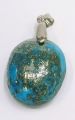 Hussaini Feroza Stone Pendle 10k Gold plated. 