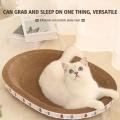 Cat Scratching Post Bed Cat Scratch Board Nest Cat Scrapers Round Oval Grinding Claw Toys For Small Cats Durable Bed Nest. 