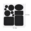 Self Adhesive Black Patches For Down Jackets Pants T-shirt Clothes Repair Washable Patch Raincoat Umbrel Cloth Tent Sticker. 