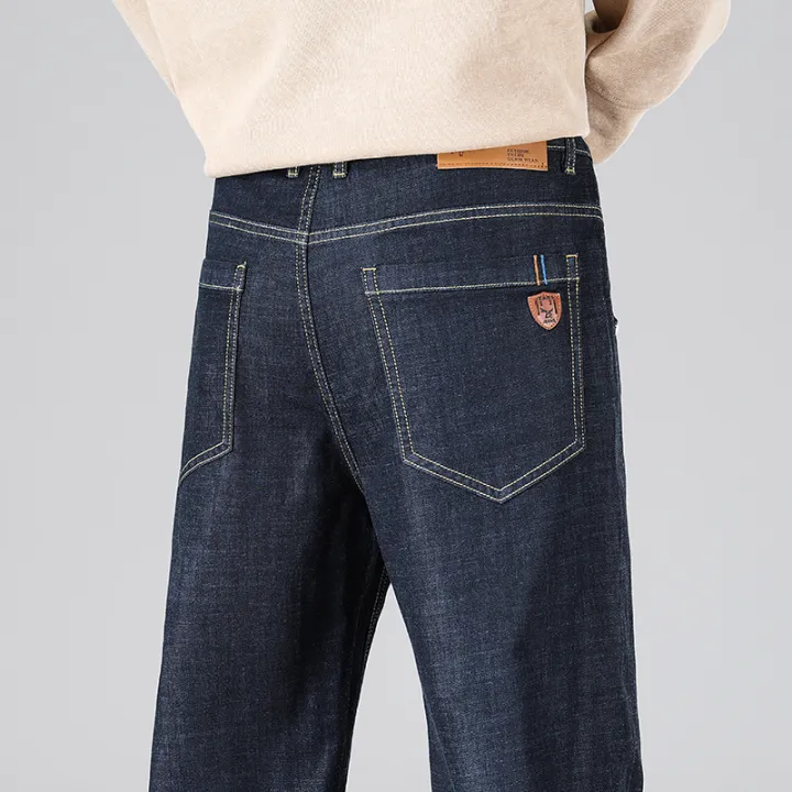 New%20Ice%20Silk%20Thin%20Denim%20Jeans%20For%20Men%20Blue%20Straight%20Stretch%20Cotton%20Pants%20Business%20Casual%20Lightweight%20Trousers%20Spring%20Summer%20-%20Image%207