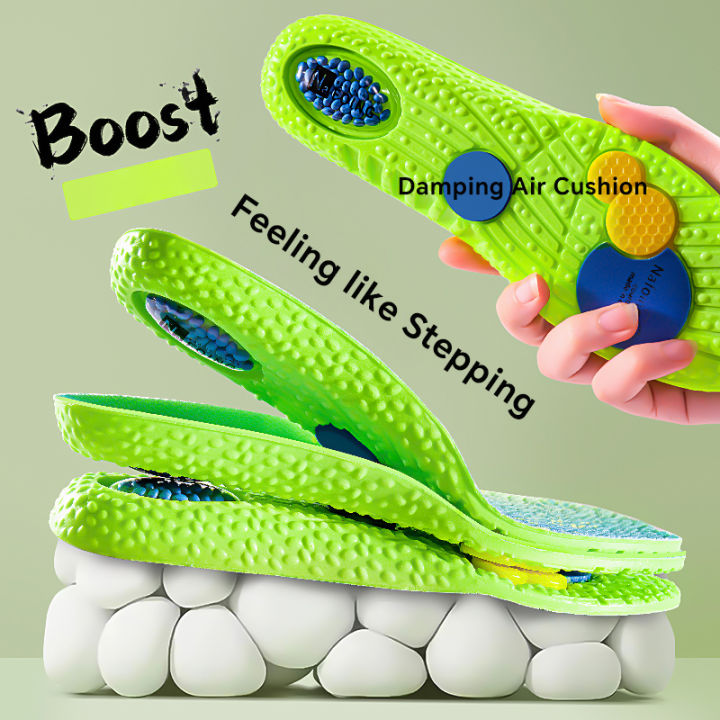 1pair%204D%20Orthopedic%20Sport%20Insoles%20Soft%20Breathable%20High-elasticity%20Shock%20Absorption%20Running%20Shoe%20Pad%20For%20Men%20Women%20Latex%20Massage%20-%20Image%202