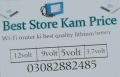 Wi-Fi router ki lithium battery pack 9volt Power bank 8000 MAH Mini UPS system backup 8 hours. 