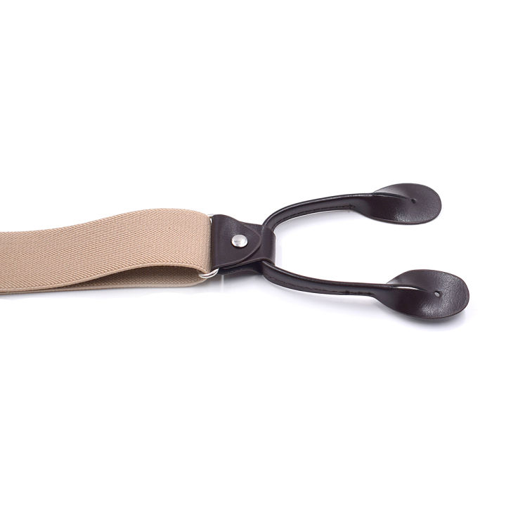 Vintage%20Suspenders%20Men%20Women%20Adult%20Leather%20Trimmed%20Button%20End%20Y%20Back%20Adjustable%20Elastic%20Trouser%20Braces%20Straps%20Belt%20Wedding%20Party%20-%20Image%205