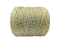 Storm (yellow-white) cow rope 100/300/500 m long 9 strands 0.15mm steel wire rope electric fence sticky cow rope resistant. 