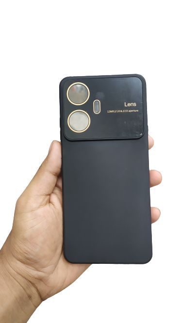 CRAVEN Cover per Realme C55, Ultra Sottile Morbido TPU Antiscivolo e Resistente Protective Case, Staccabile Silicone TPU Antiurto Custodia. Rosso