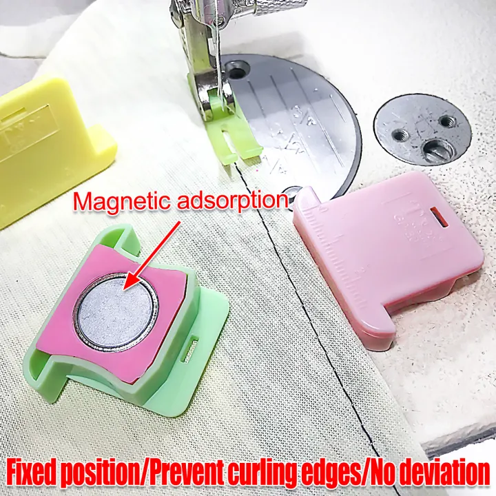 Serving Machine Ruler New sewing machine plastic strong magnetic ruler multifunctional ...