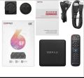 Evpad 6P android TV Box (Brand New Box Pack)

4Gb original Ram

64Gb original memory

Android 10

Compatible with all LED TV

HDMI supported

Voice control remote

Complete Box including HDMI Cable + Power

Adapter + Voice control remote. 