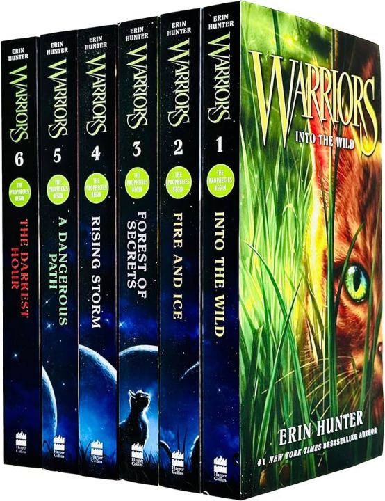 warrior Cats volume 1 the prophecies begin ( 6 books set) by erin hunter