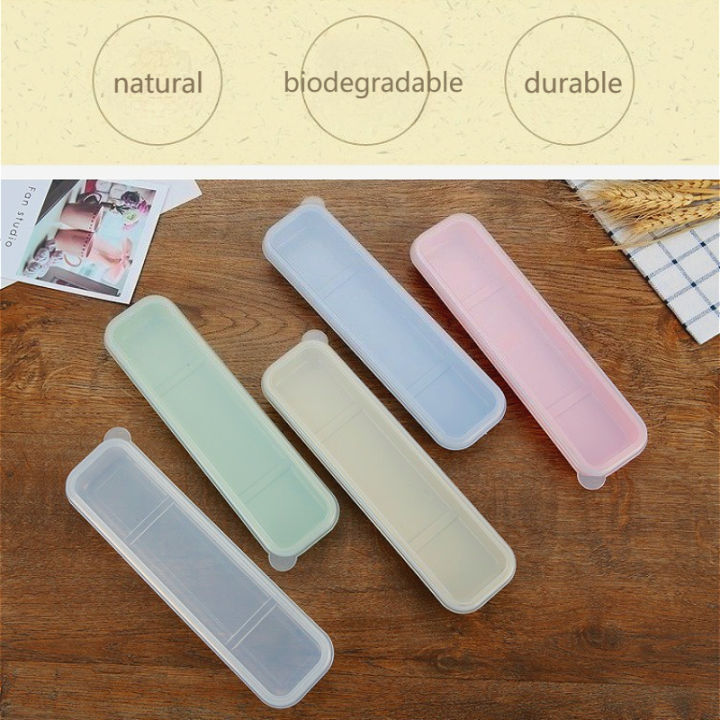 1Pc%20Portable%20Tableware%20Box%20Transparent%20Cover%20Cutlery%20Case%20Travel%20Outdoor%20School%20Home%20Stowage%20Reusable%20Practical%20Cutlery%20-%20Image%203