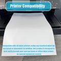 5pcs/10pcs Printable White Cotton Canvas Fabric for Inkjet Printer, A4 Size  Cloth for Image Printing. 