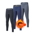 Winter Men Thermal Underwear Man Fleece Leggings Tights Warm Long Pants Thermo Compression Pants Bottoms Tights Men Clothes 3XL.